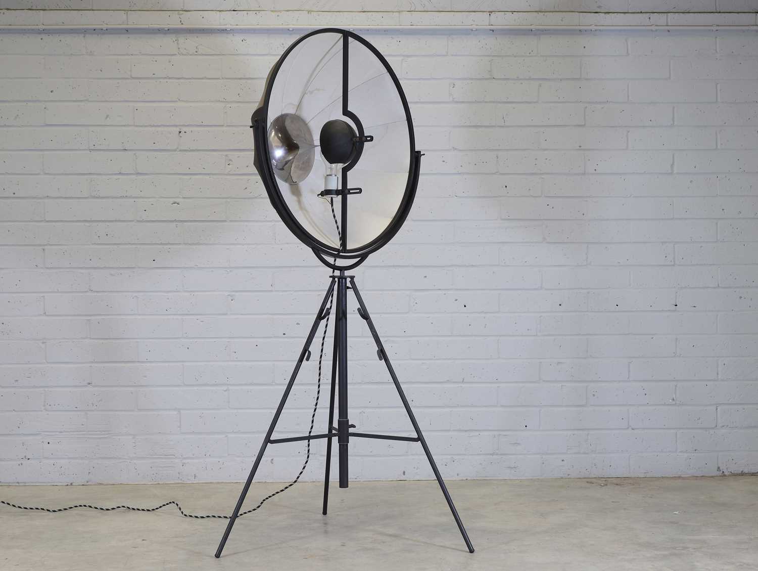 An Italian 'Fortuny' studio floor lamp, - Image 2 of 4