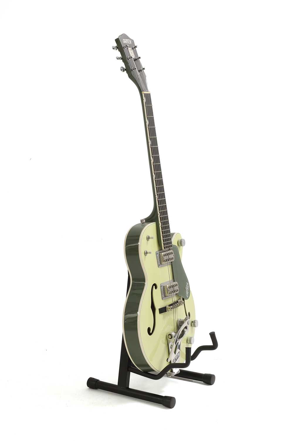 A Gretsch G6118T-60GE Vintage Select Edition '60 Anniversary hollow-bodied electric guitar, - Image 7 of 14