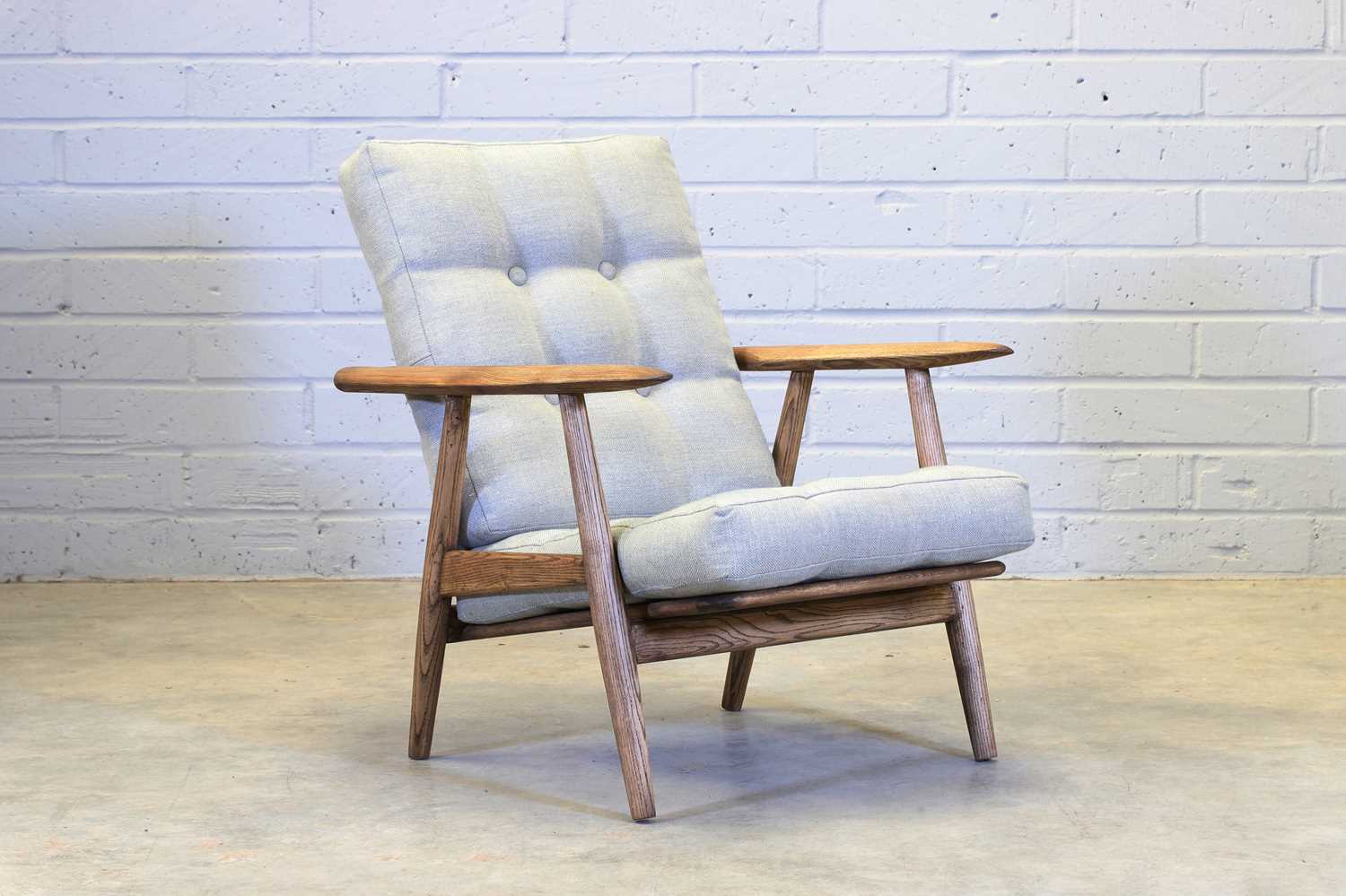 A Danish oak 'GE 240 Cigar' armchair, - Image 3 of 10