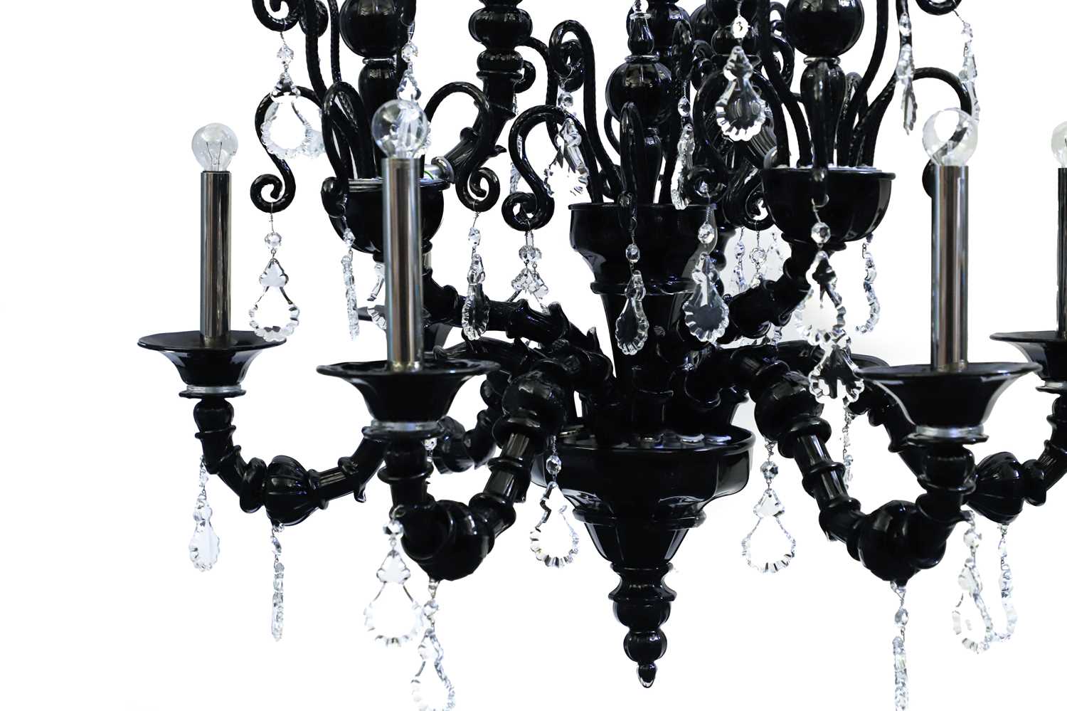 A Barovier & Toso 'Taif' glass chandelier, - Image 3 of 7