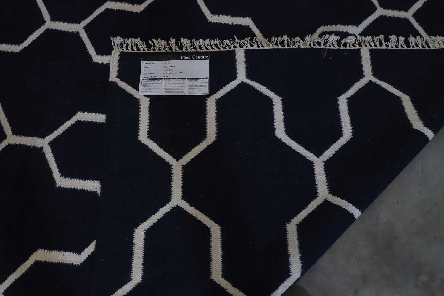 A contemporary flat-weave carpet, - Image 2 of 2