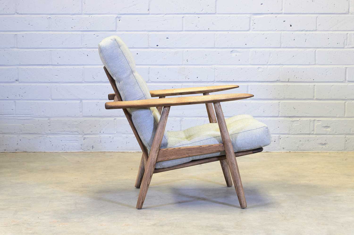 A Danish oak 'GE 240 Cigar' armchair, - Image 5 of 10