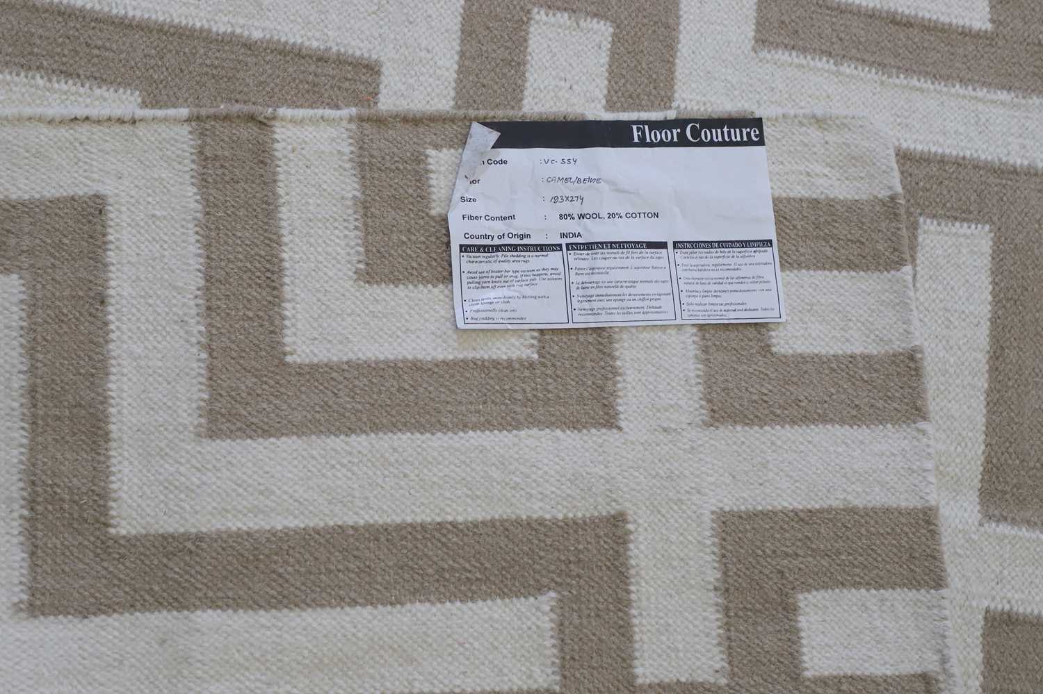 A contemporary flat-weave rug, - Image 2 of 2