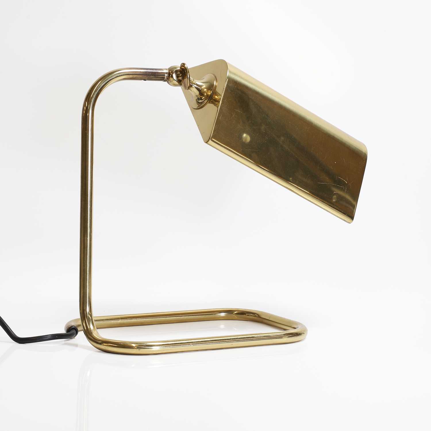 A German brass table lamp, - Image 4 of 5