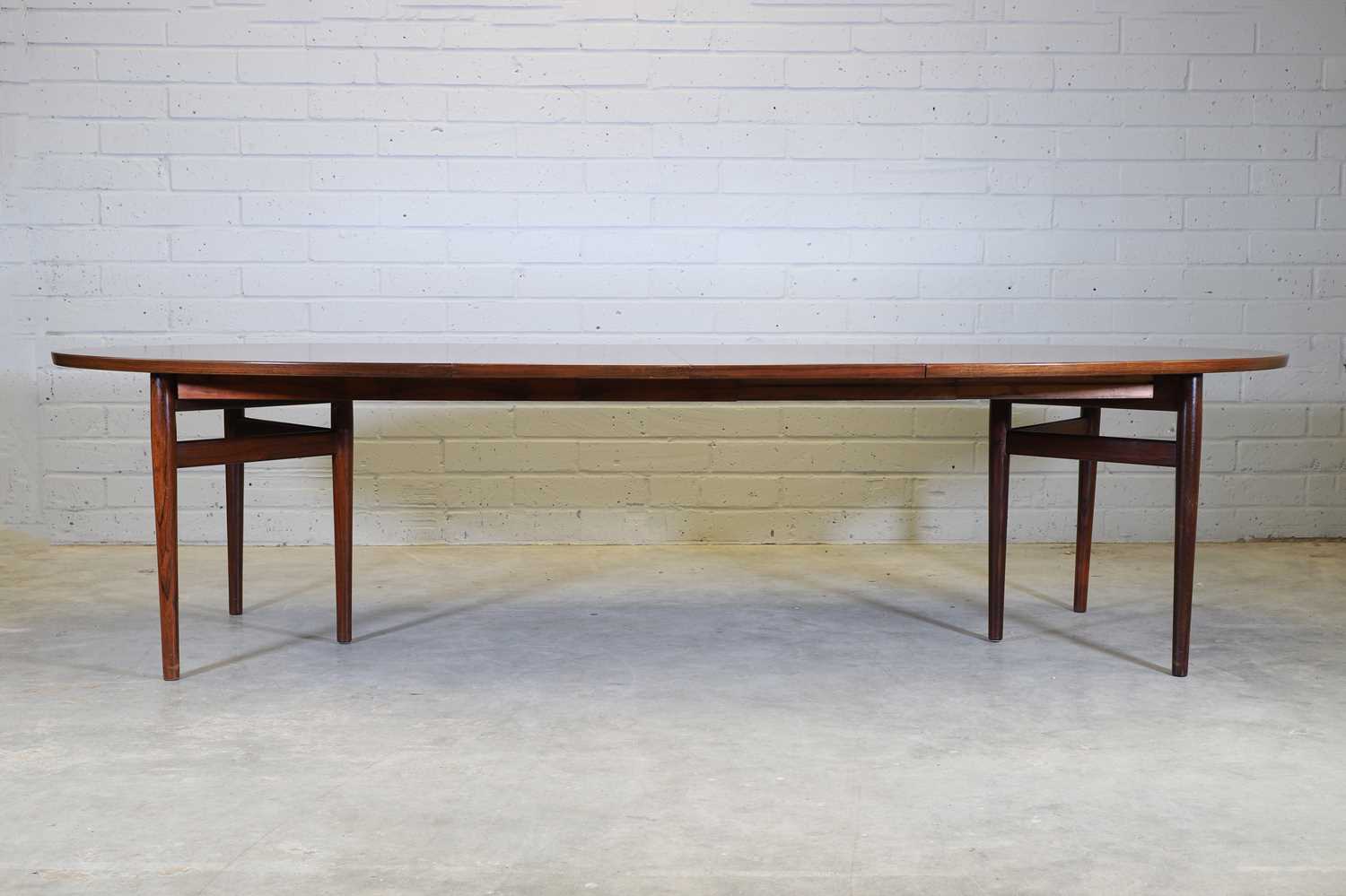 A Danish 'Model 227' extending rosewood dining table, - Image 3 of 8