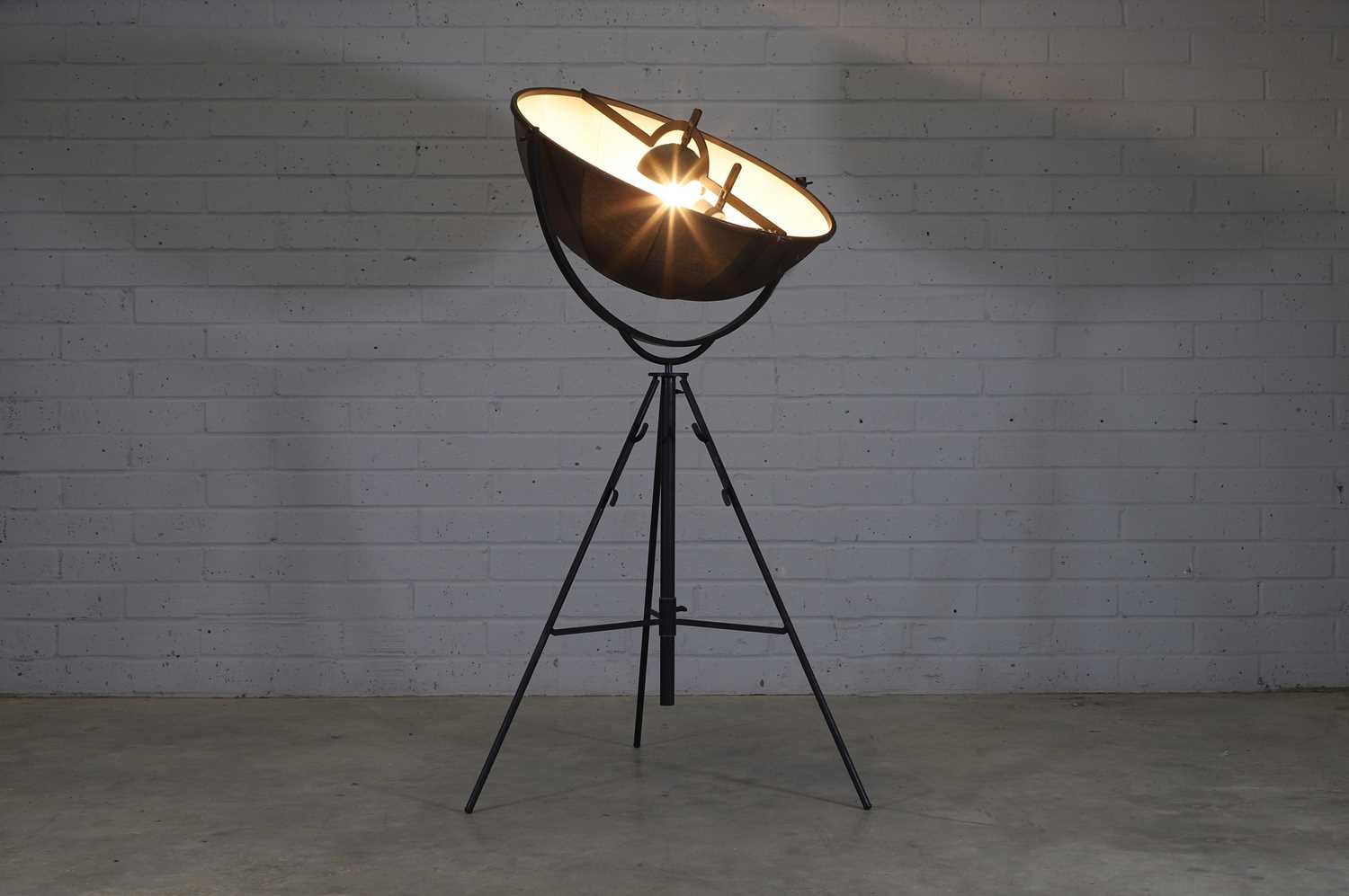 An Italian 'Fortuny' studio floor lamp, - Image 4 of 4