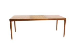 A Danish teak dining table,