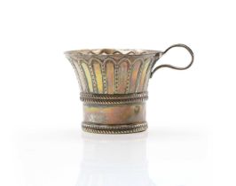 A silver cup