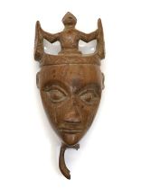 A Dan society anthropomorphic mask,