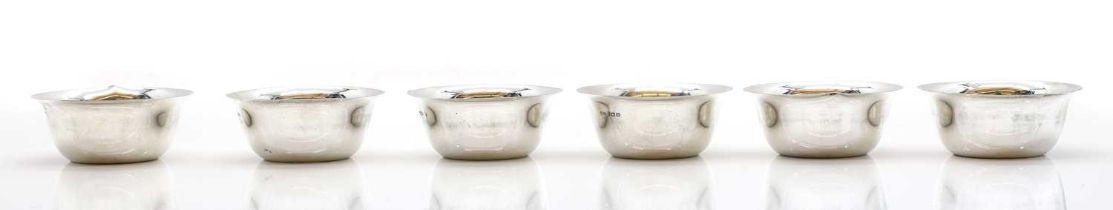 A set six silver bowls,