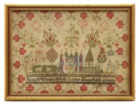 A William IV needlework sampler