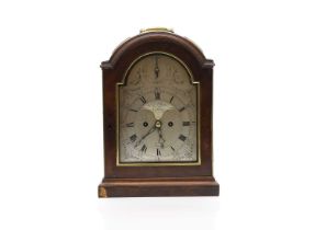 A George III mahogany bracket clock