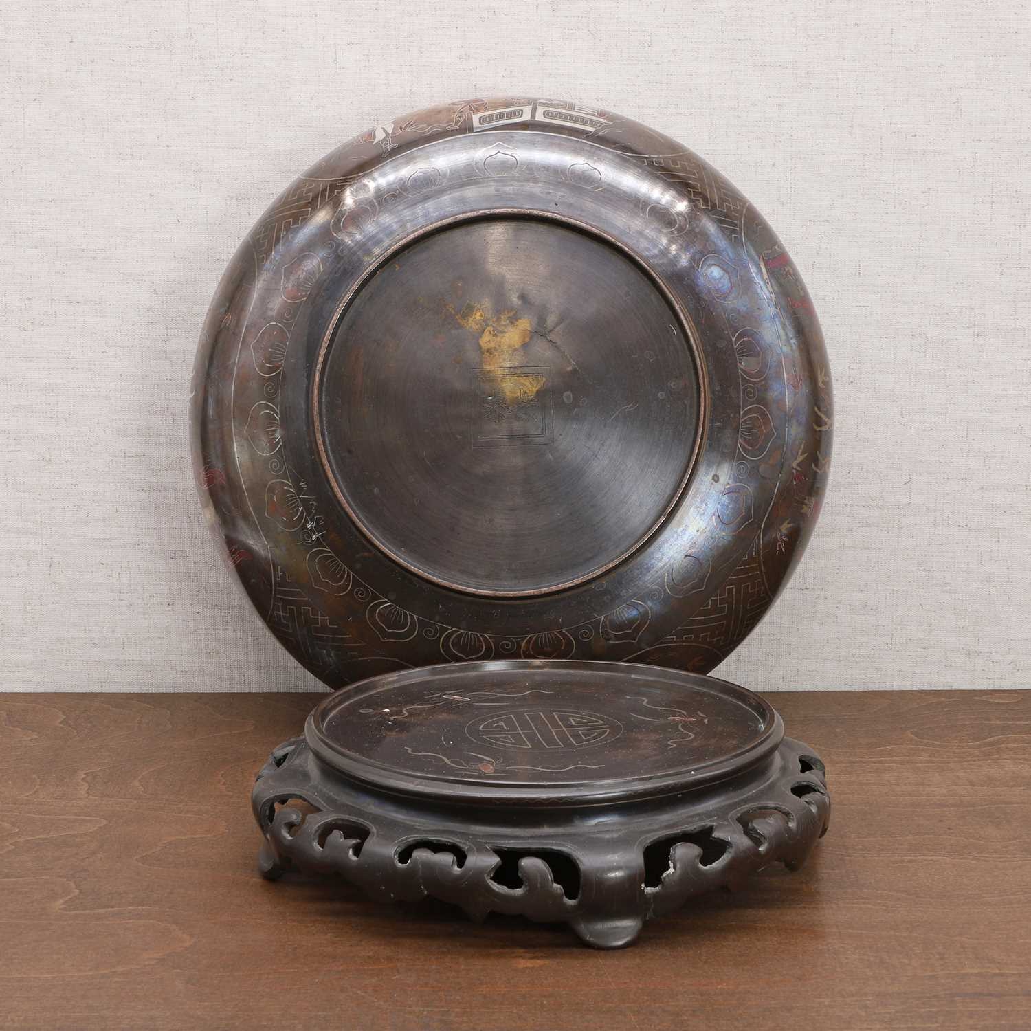 A Japanese bronze incense burner, - Image 10 of 12