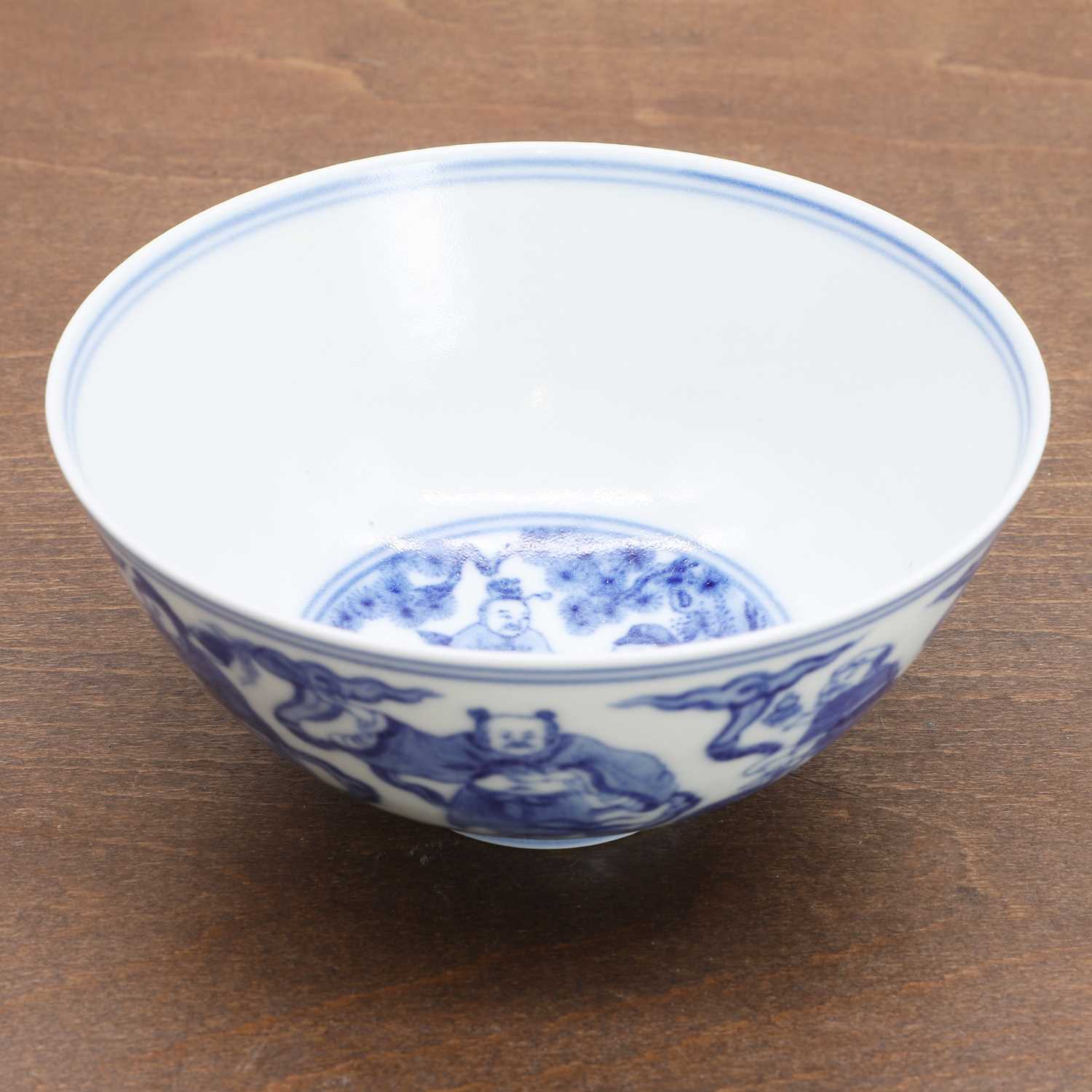 A Chinese blue and white bowl, - Image 5 of 10
