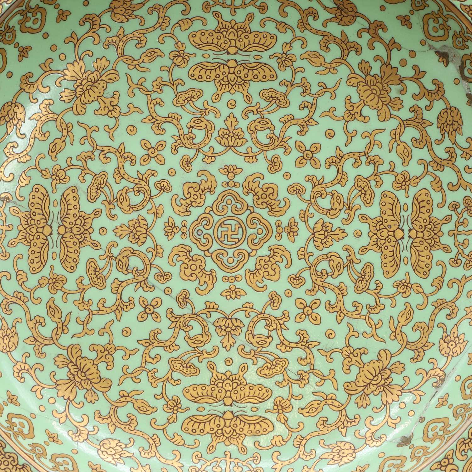 A large Chinese famille rose plate, - Image 2 of 16