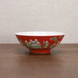 A Chinese famille rose bowl,