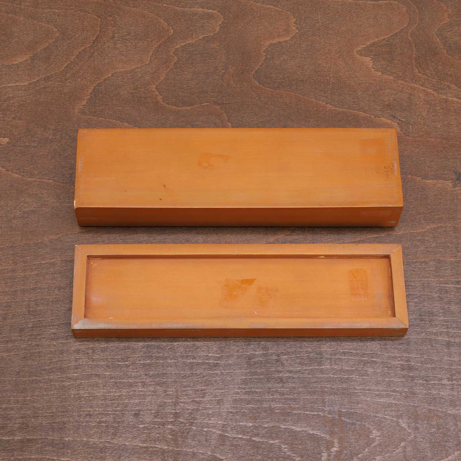 A Chinese bamboo-veneered box and cover, - Bild 6 aus 8