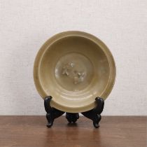 A Chinese celadon dish,