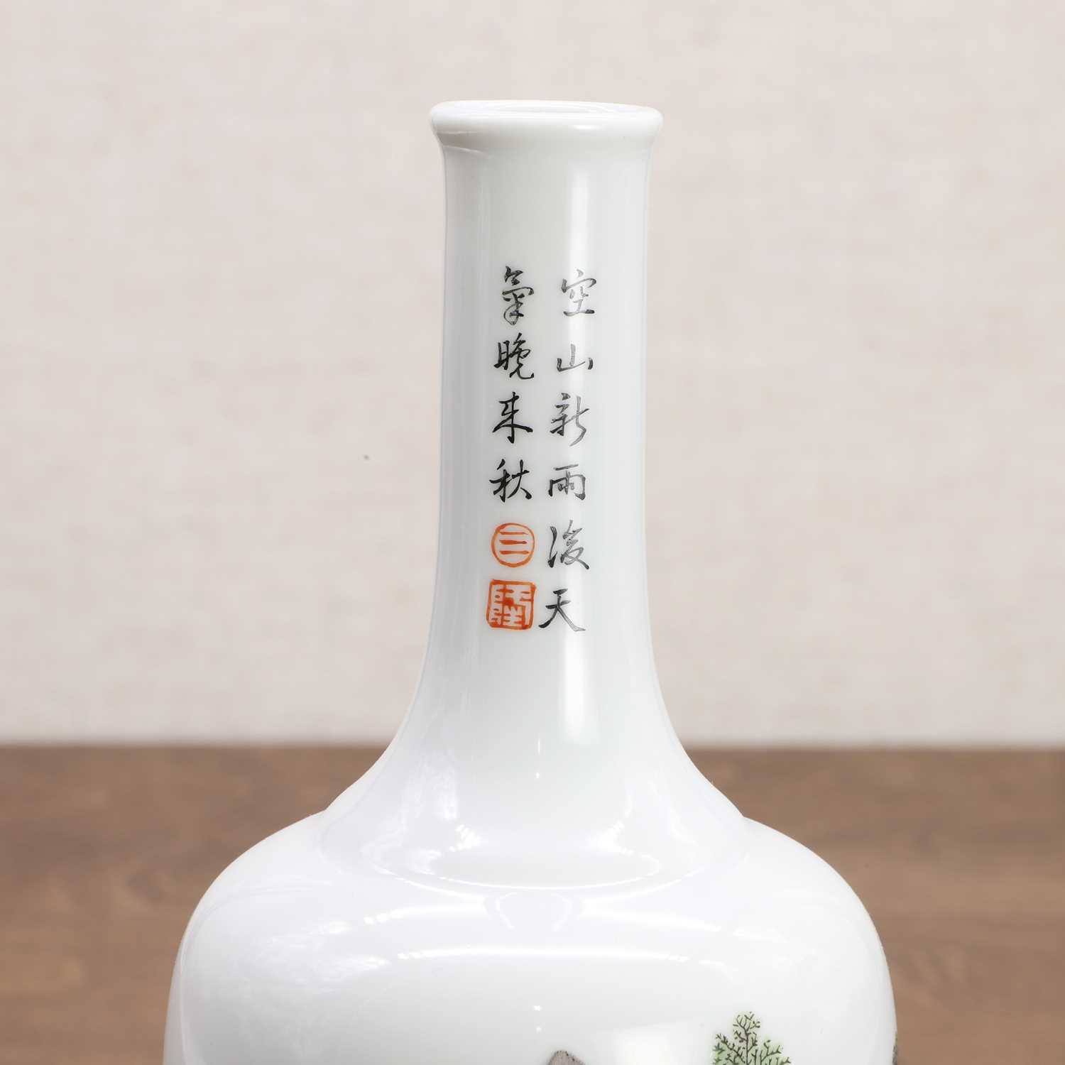 A Chinese famille rose vase, - Image 8 of 8