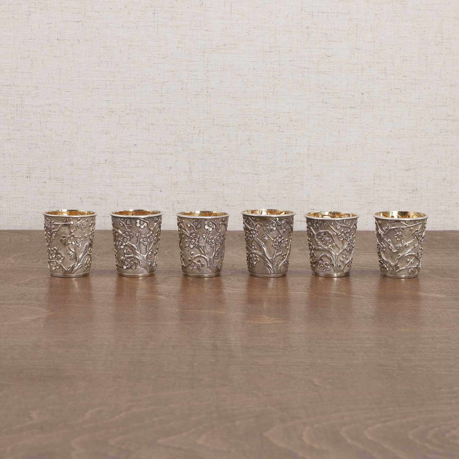 A group of Chinese silver beakers, - Image 4 of 11