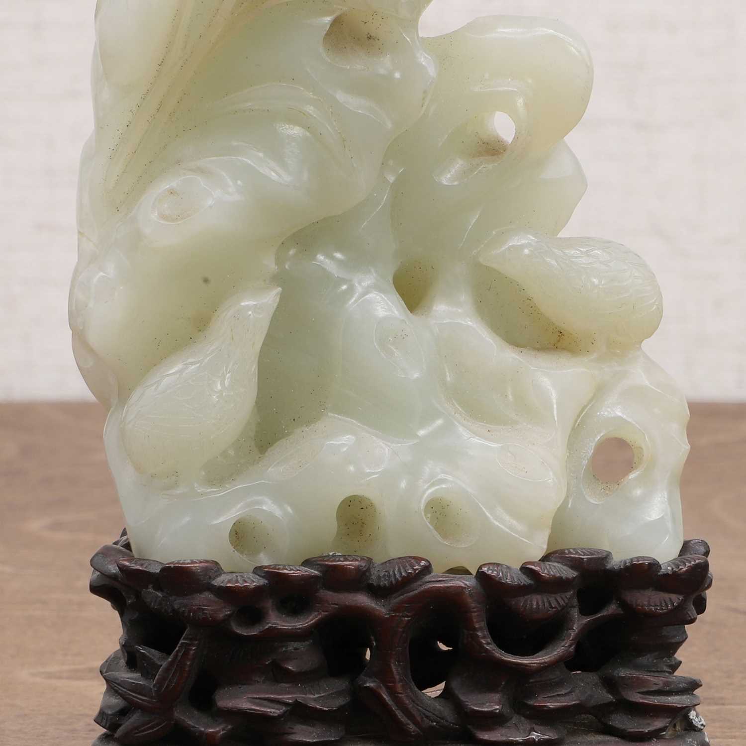 A Chinese jade carving, - Image 5 of 6