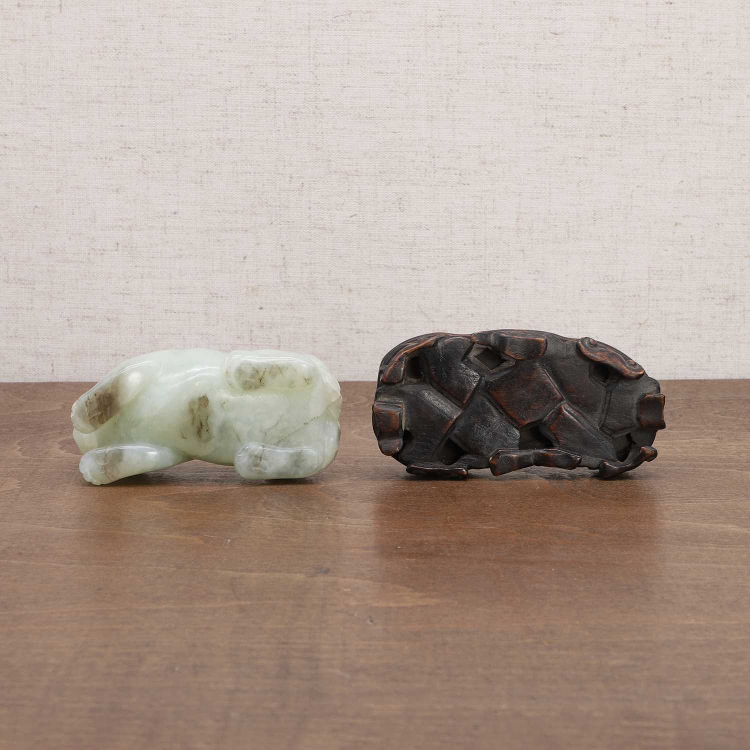 A Chinese jade carving, - Image 8 of 8