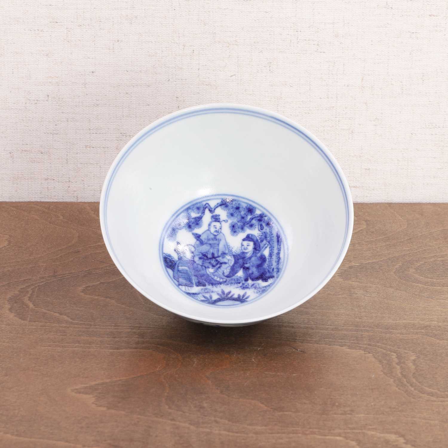 A Chinese blue and white bowl, - Image 6 of 10