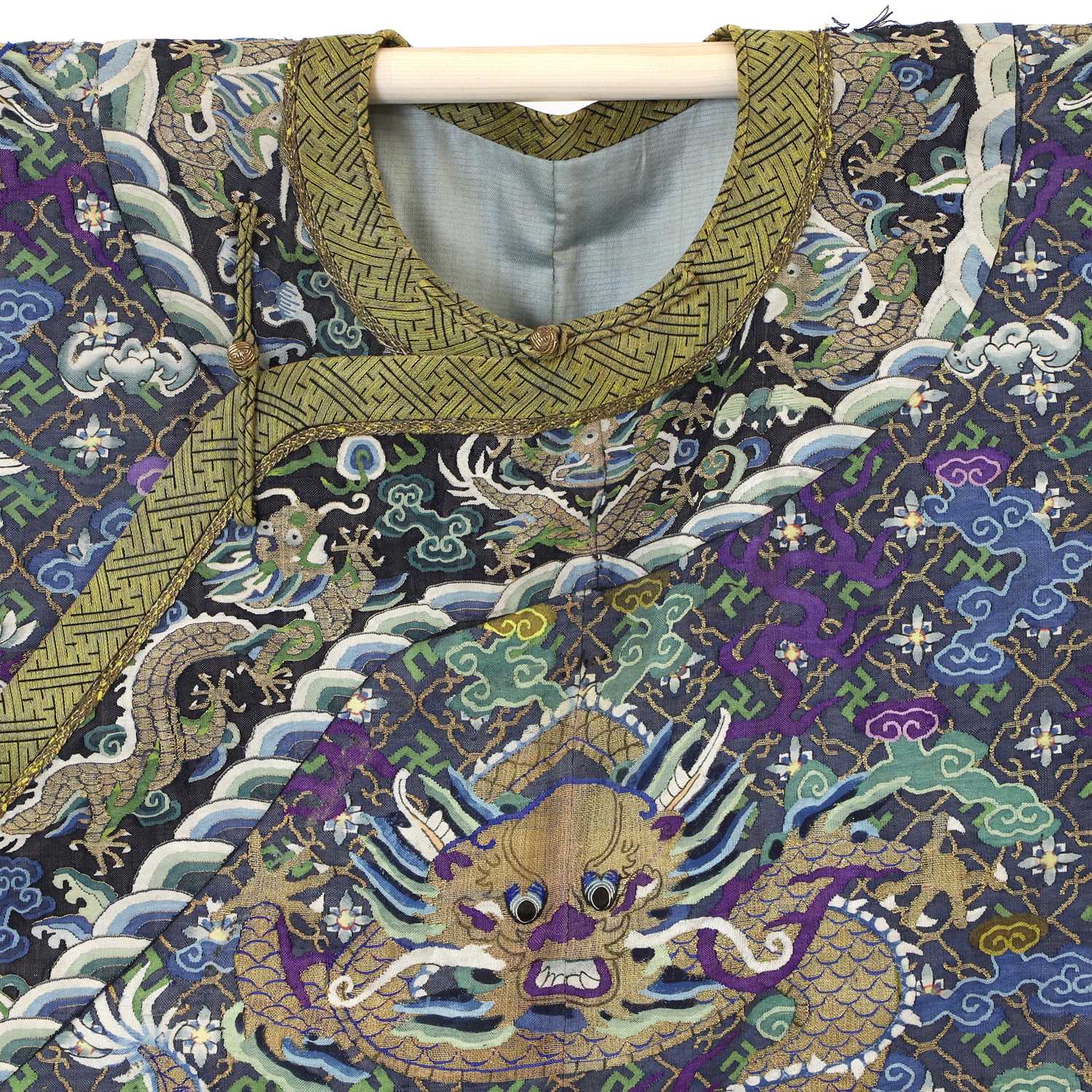 A Chinese kesi dragon robe, - Image 12 of 14