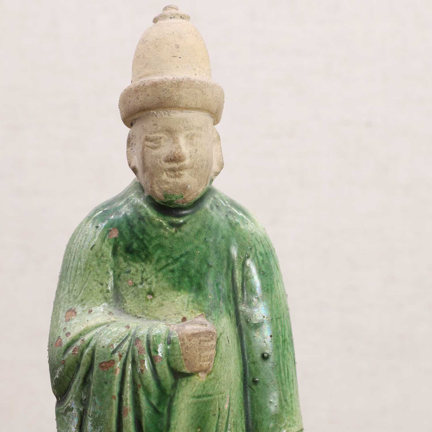 A Chinese biscuit figure, - Image 2 of 8