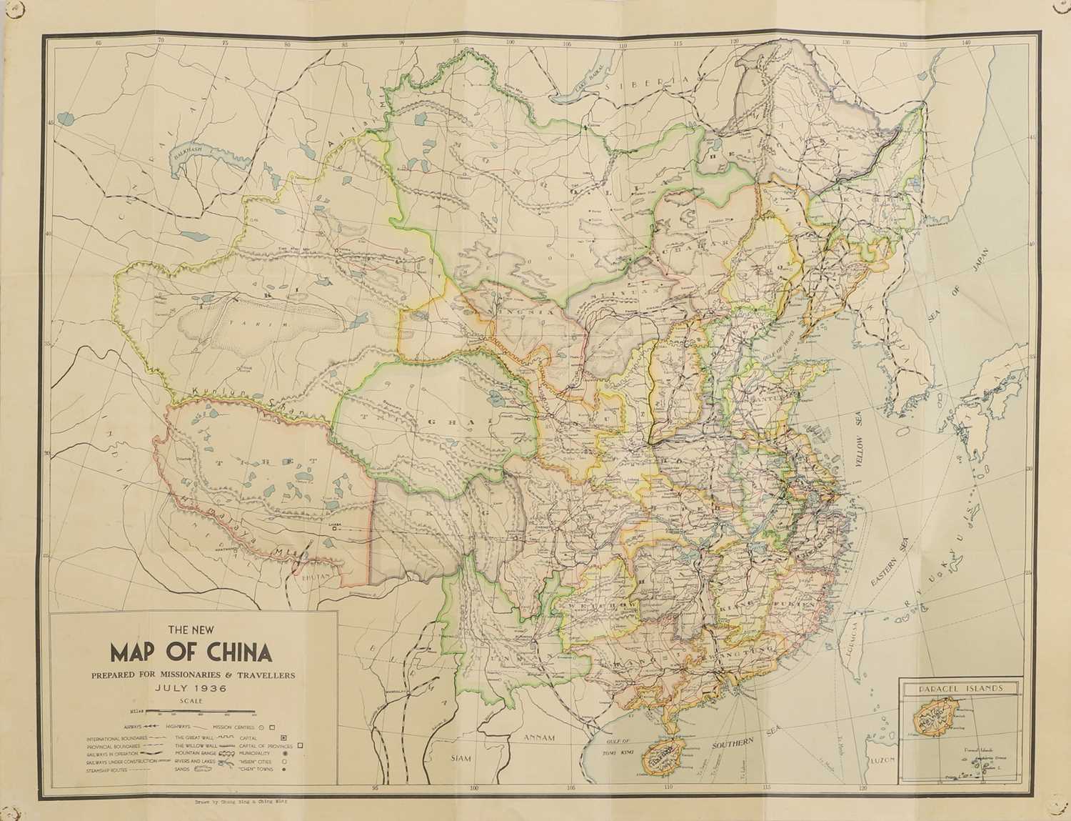 China - two maps, - Bild 3 aus 5