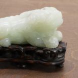 A Chinese jade carving,