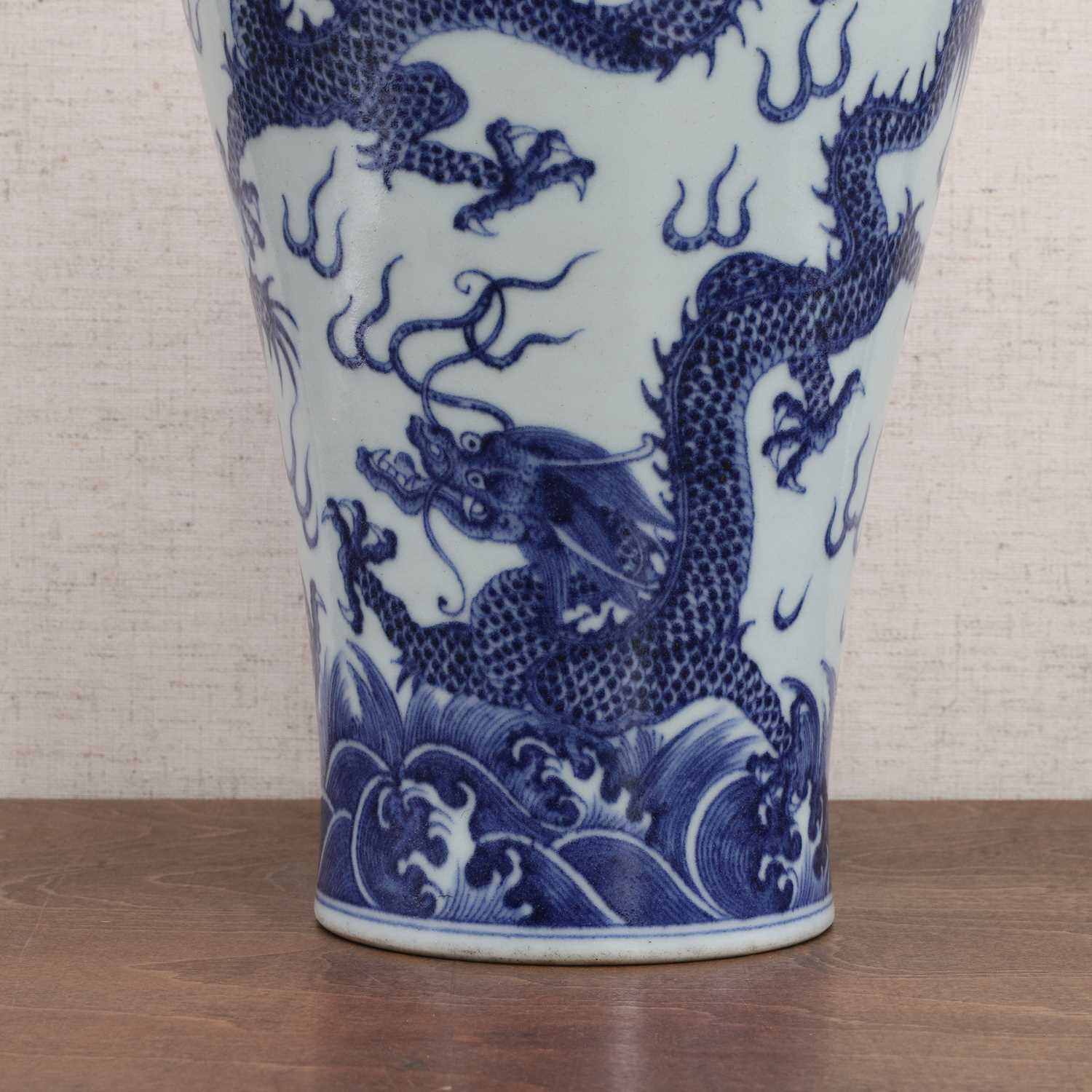 A Chinese blue and white meiping vase, - Image 7 of 12