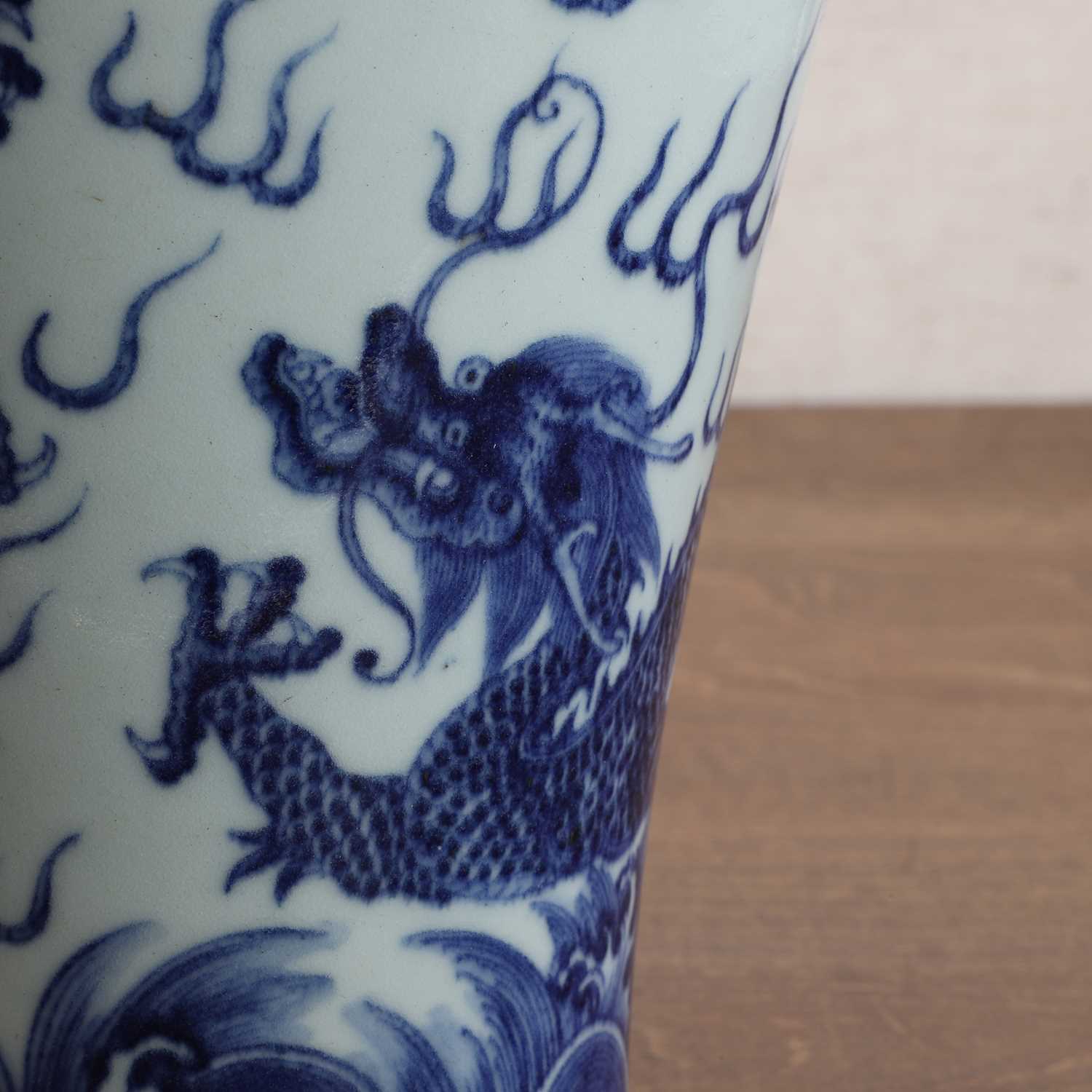 A Chinese blue and white meiping vase, - Image 6 of 12