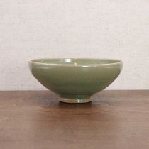 A Chinese celadon bowl,