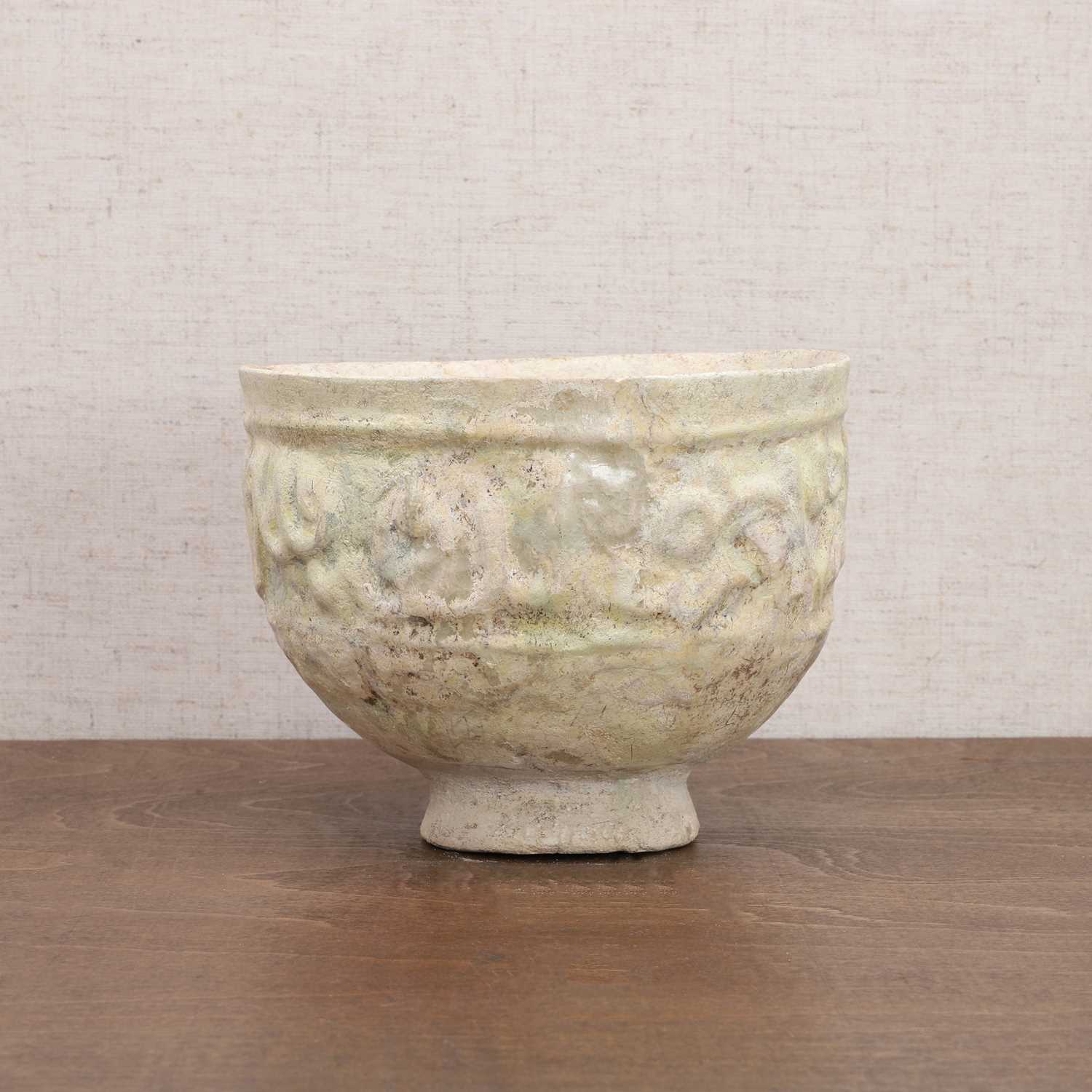 A Nishapur white-glazed bowl, - Image 2 of 7