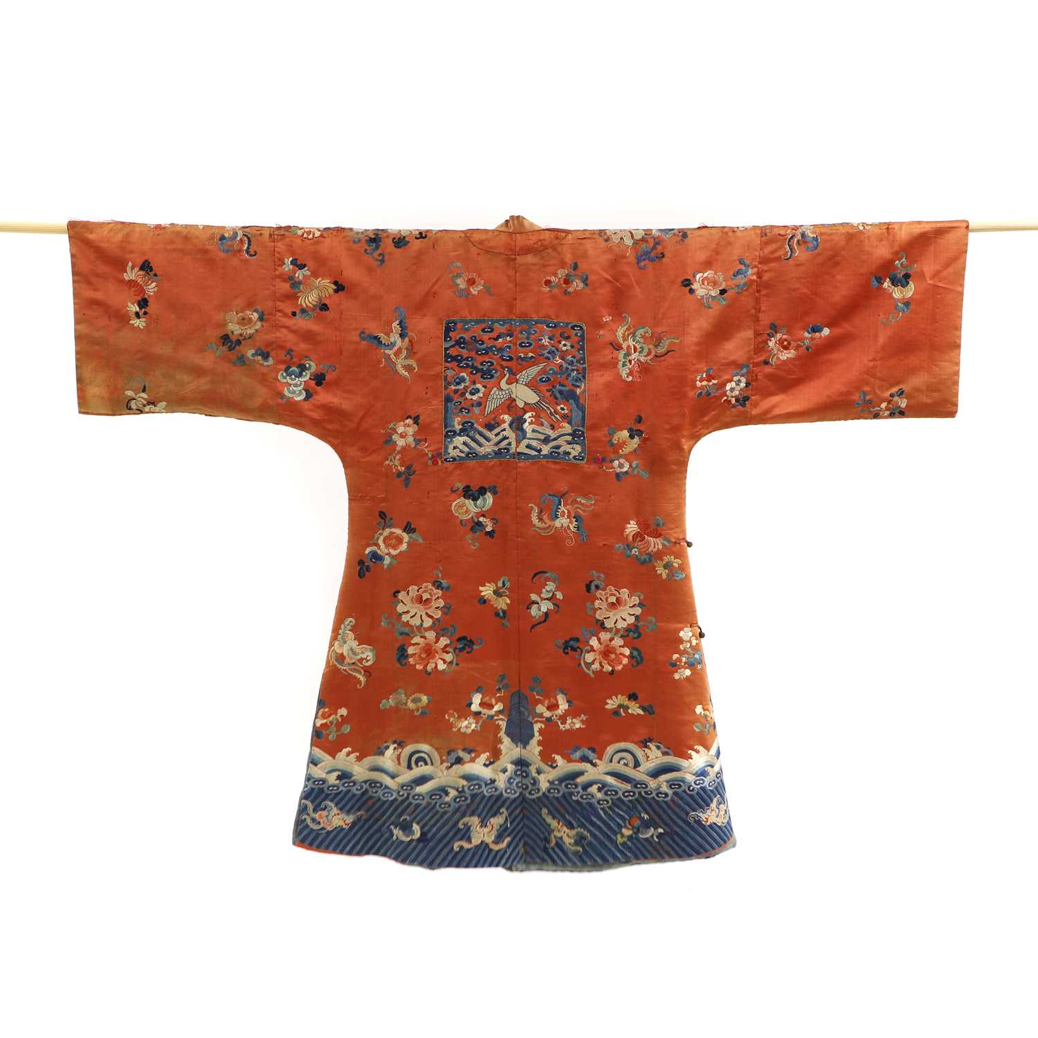 A Chinese embroidered robe, - Image 7 of 11