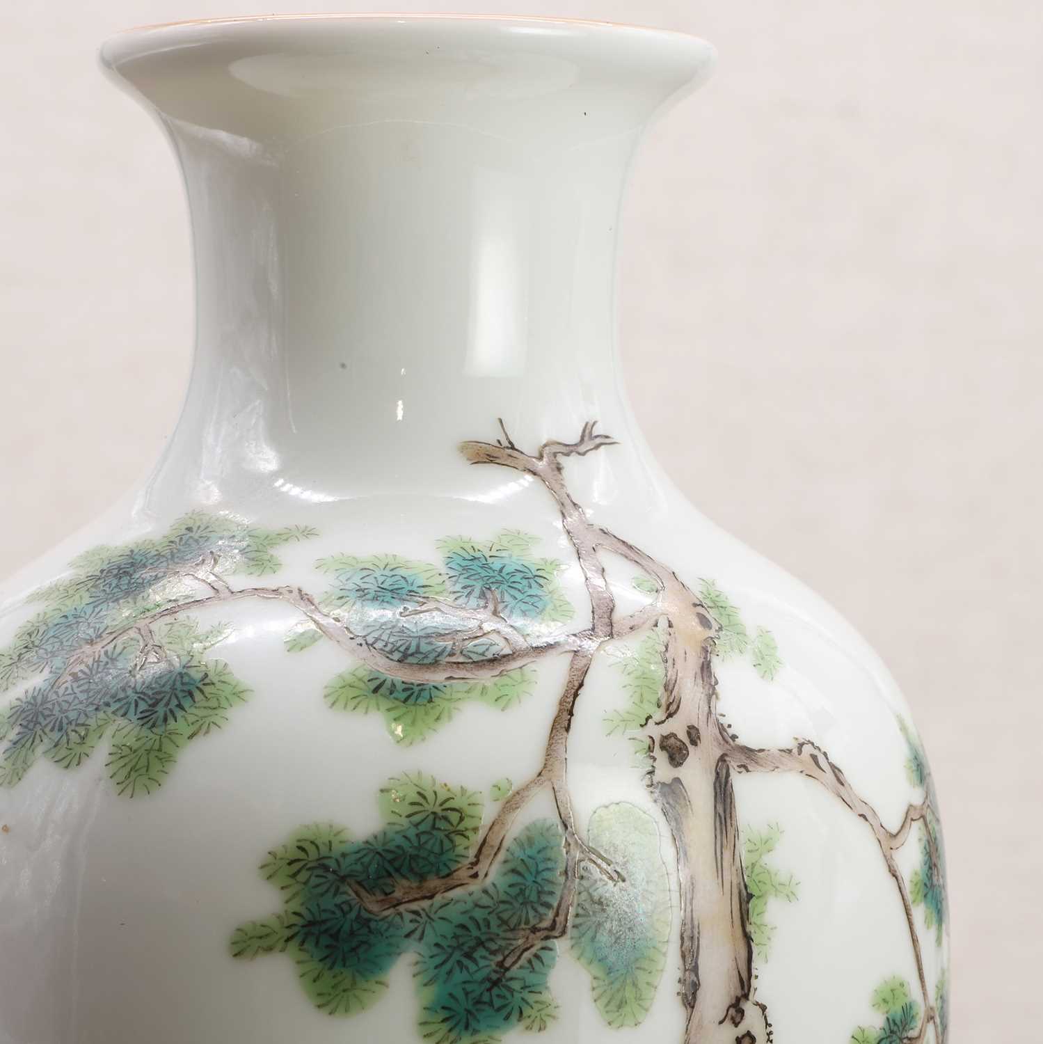 A Chinese famille rose vase, - Image 7 of 8