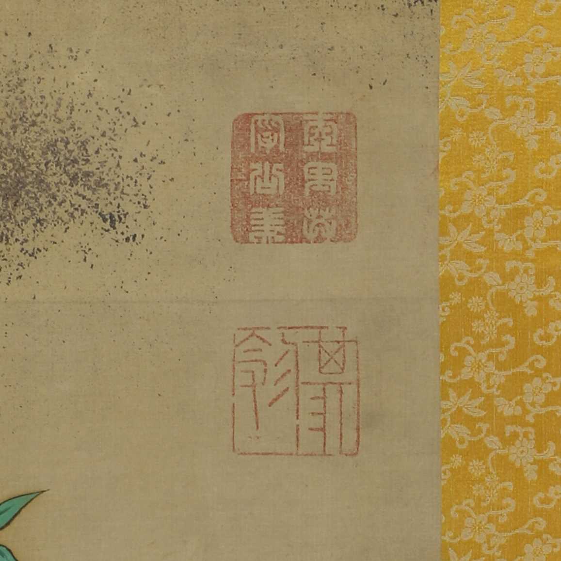 A Japanese hanging scroll, - Bild 3 aus 4