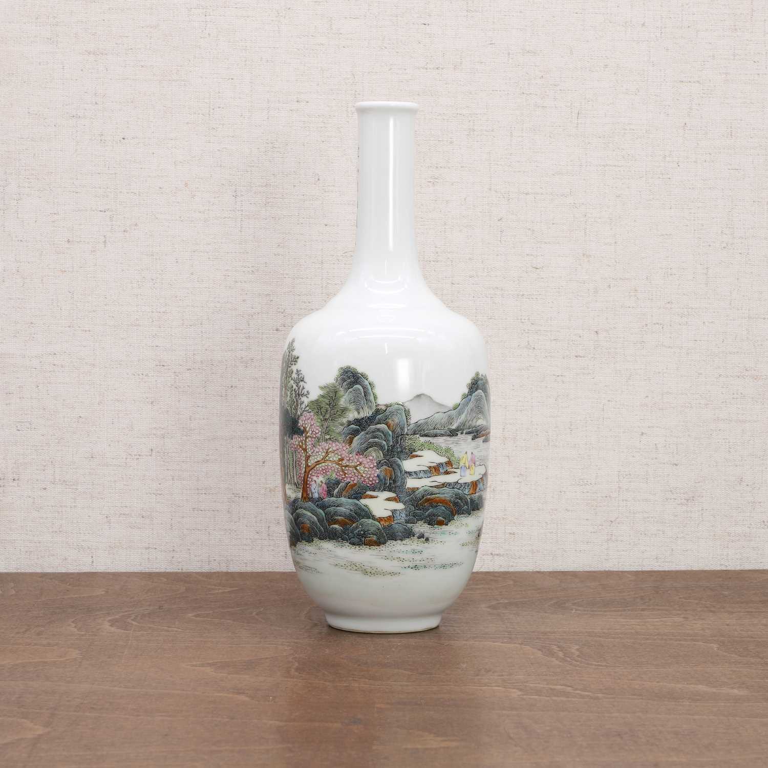 A Chinese famille rose vase, - Image 2 of 8