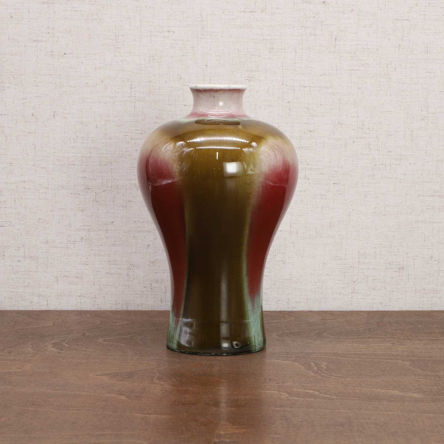 A Chinese flambé-glazed meiping vase, - Image 6 of 10