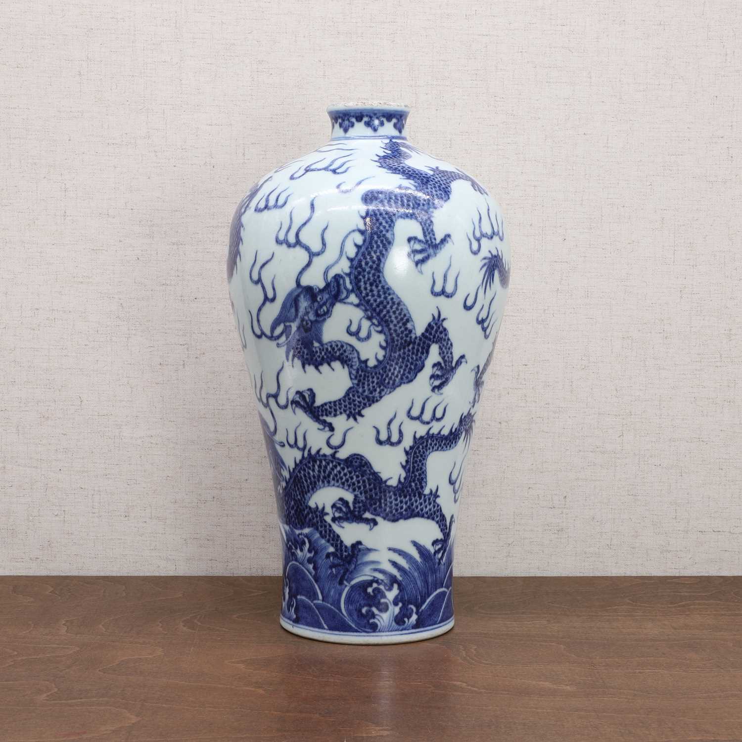 A Chinese blue and white meiping vase, - Image 2 of 12
