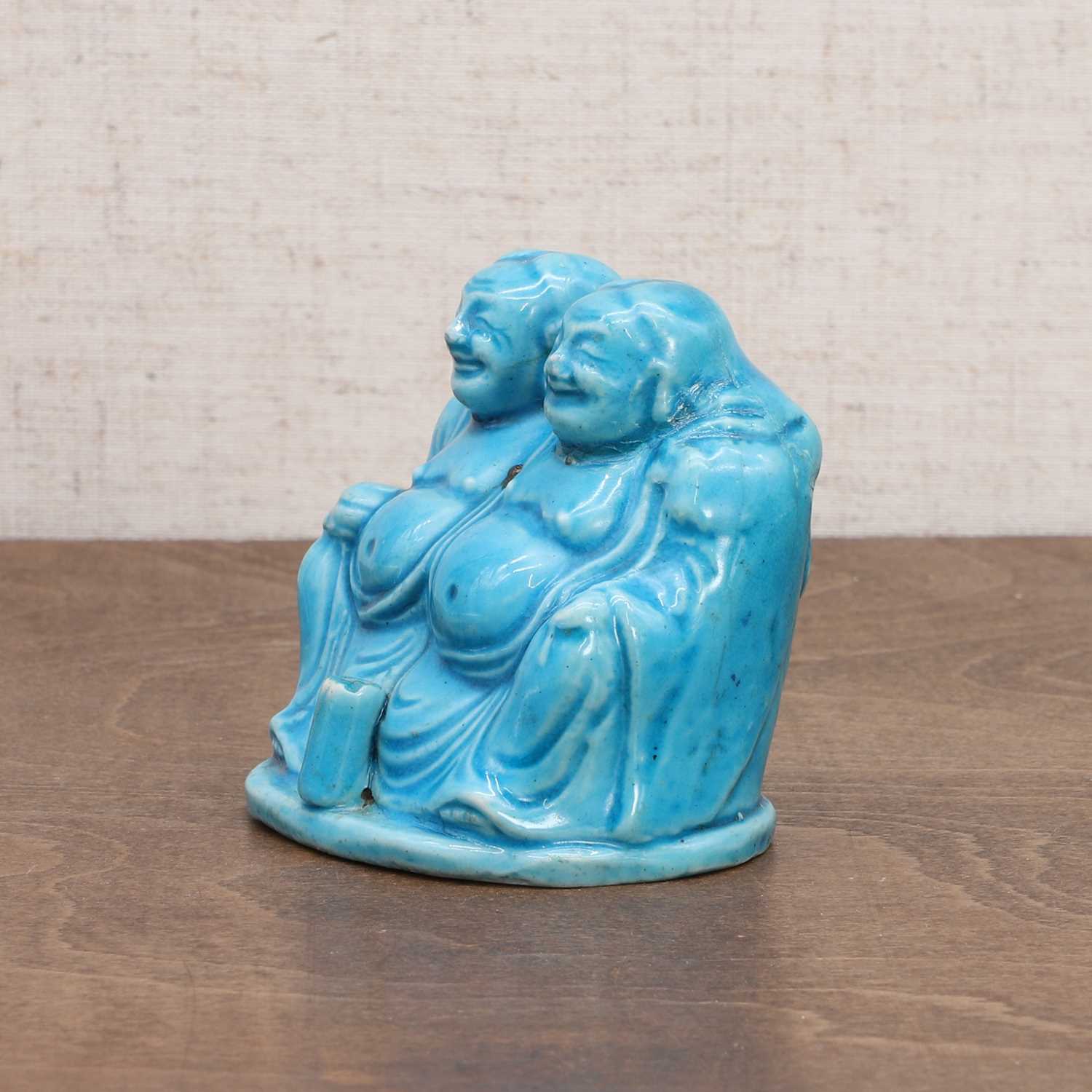 A Chinese turquoise-glazed incense holder, - Image 2 of 9