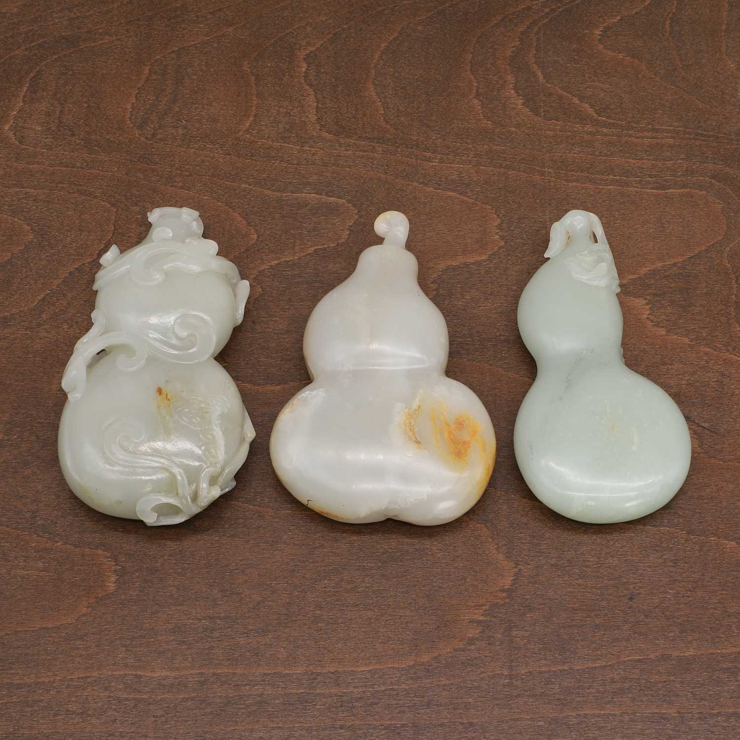 Three Chinese jade carvings, - Image 3 of 7