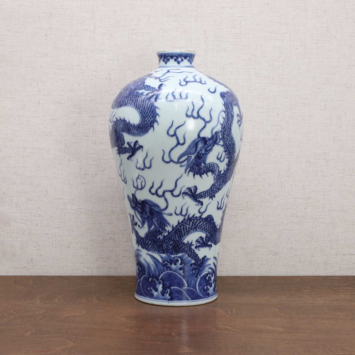 A Chinese blue and white meiping vase, - Image 5 of 12