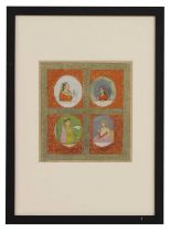 Four North Indian portraits of women,