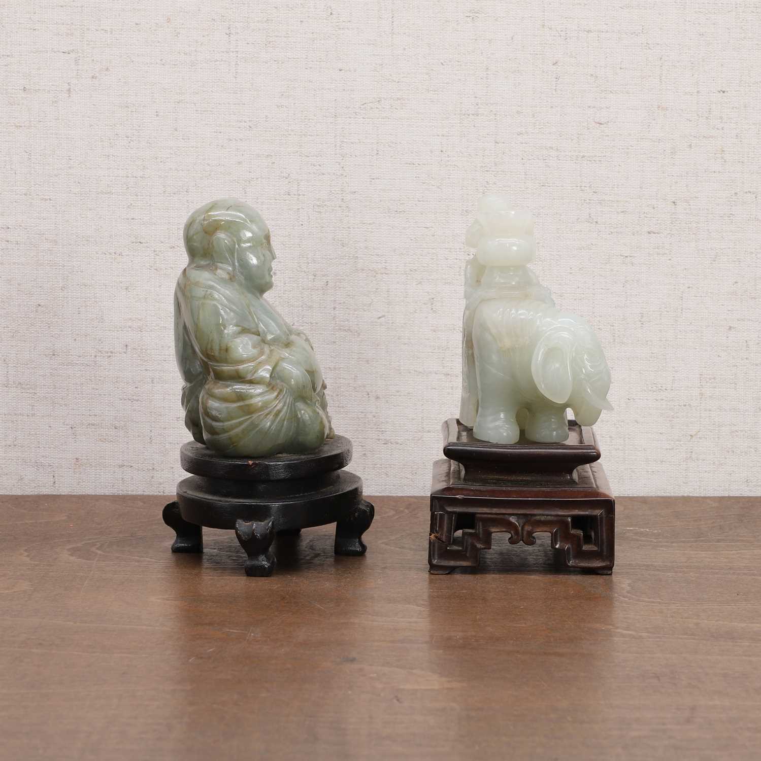 Two Chinese jade carvings, - Image 2 of 6