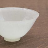 A Chinese jade teacup,