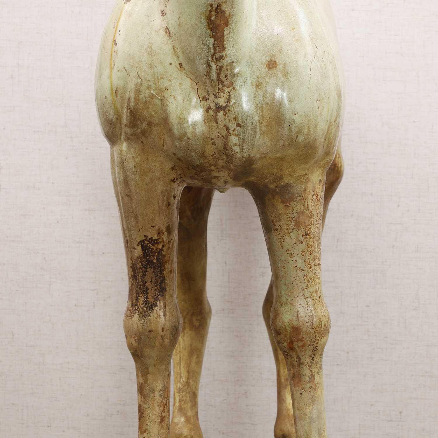 A Chinese sancai-glazed pottery horse, - Image 12 of 23