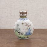 A Chinese Peking glass snuff bottle,