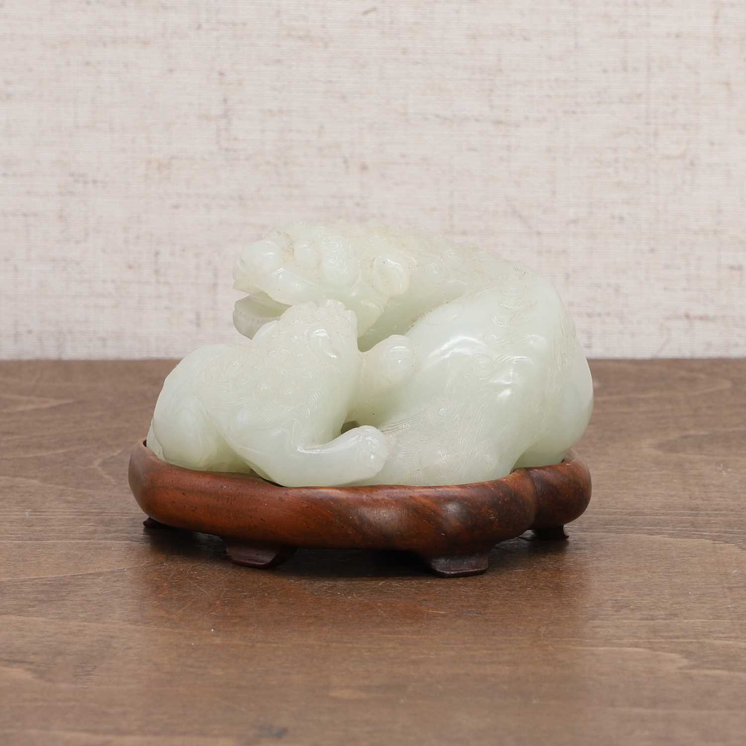 A Chinese jade carving, - Image 5 of 7